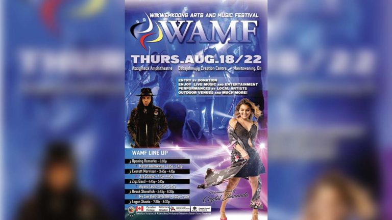 Wiikwemkoong Arts and Music Festival returns August 18