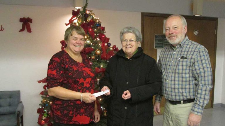 Walker family makes annual donation to Gore Bay in support  of community projects