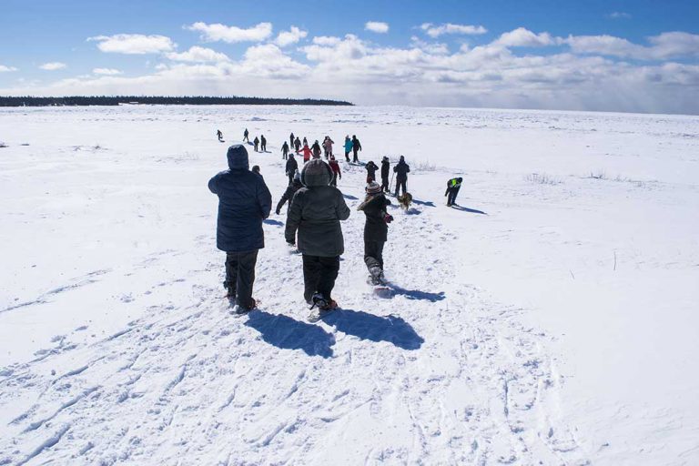 Sheshegwaning, Gore Bay students follow footsteps of Biidasige