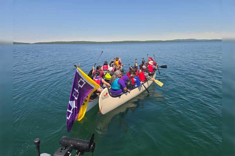 Anishinaabe, Haudenosaunee paddlers share friendly canoe trip in territory where they waged war many years ago