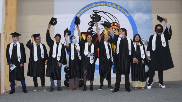 Wiikwemkoong High School celebrates the small but mighty Class of 2022