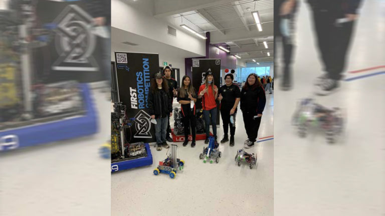 Wiikwemkoong High School teams fare very well at robotics competition