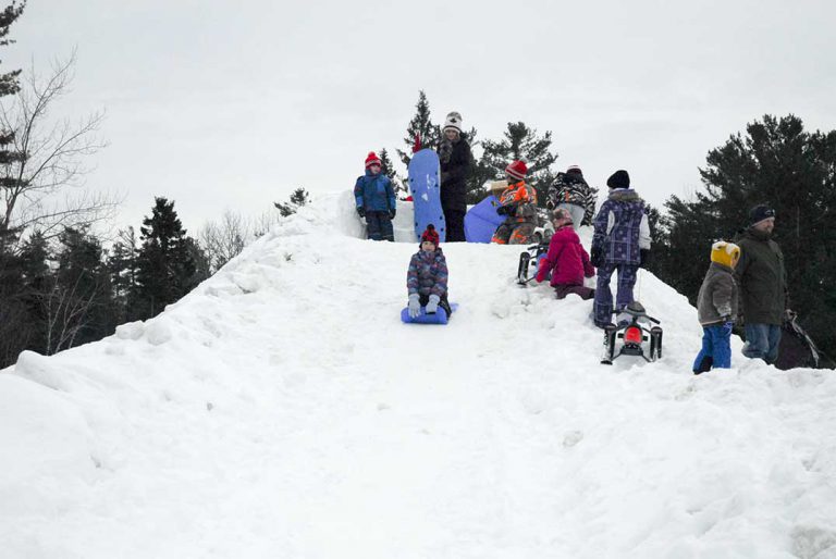 Winter Fest in Kagawong, great fun in the sun for families