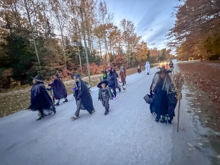 Hallowe’en trick or treating!