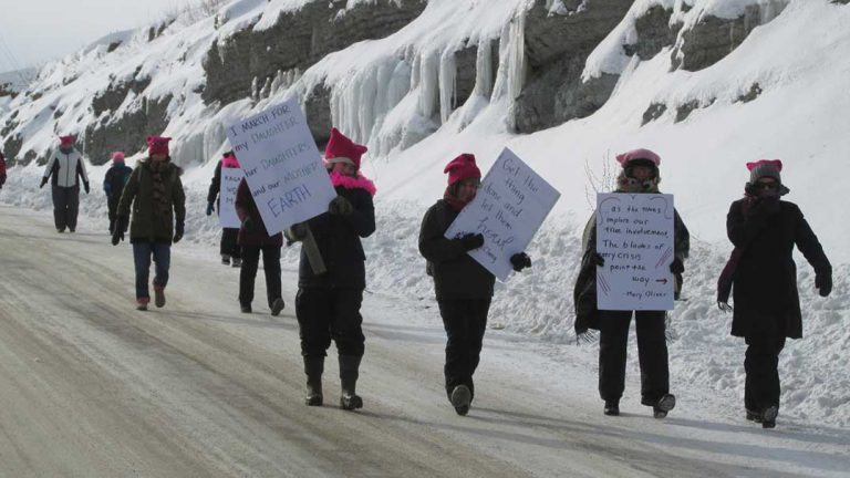 Women’s March brings together over 60 women, men and children
