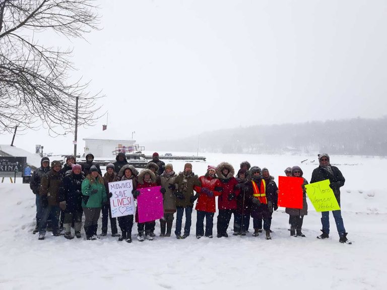 Snow doesn’t stop advocates from 2nd annual Kagawong Women’s March