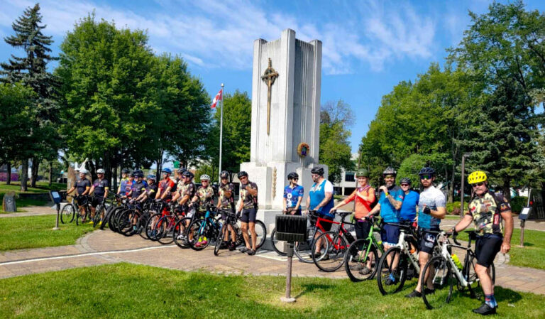 Gore Bay volunteer firefighters take part in Wounded Warriors Ride for Mental Health