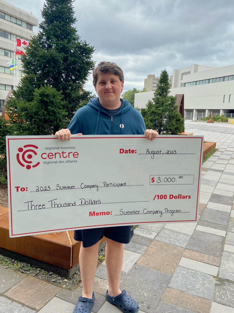 Young Kagawong businessman wades into entrepreneurship this summer