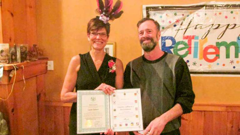 Manitoulin Secondary School honours retiring long-time high school principal Laurie Zahnow