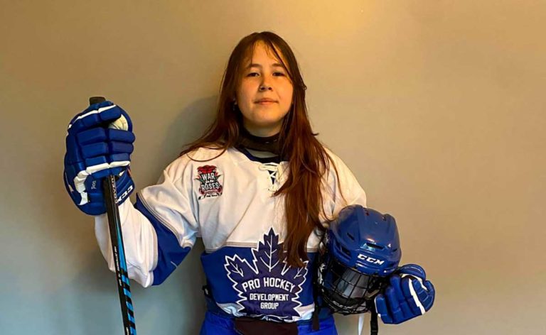 M’Chigeeng’s Zee Toulouse only Indigenous player in elite North American hockey squad